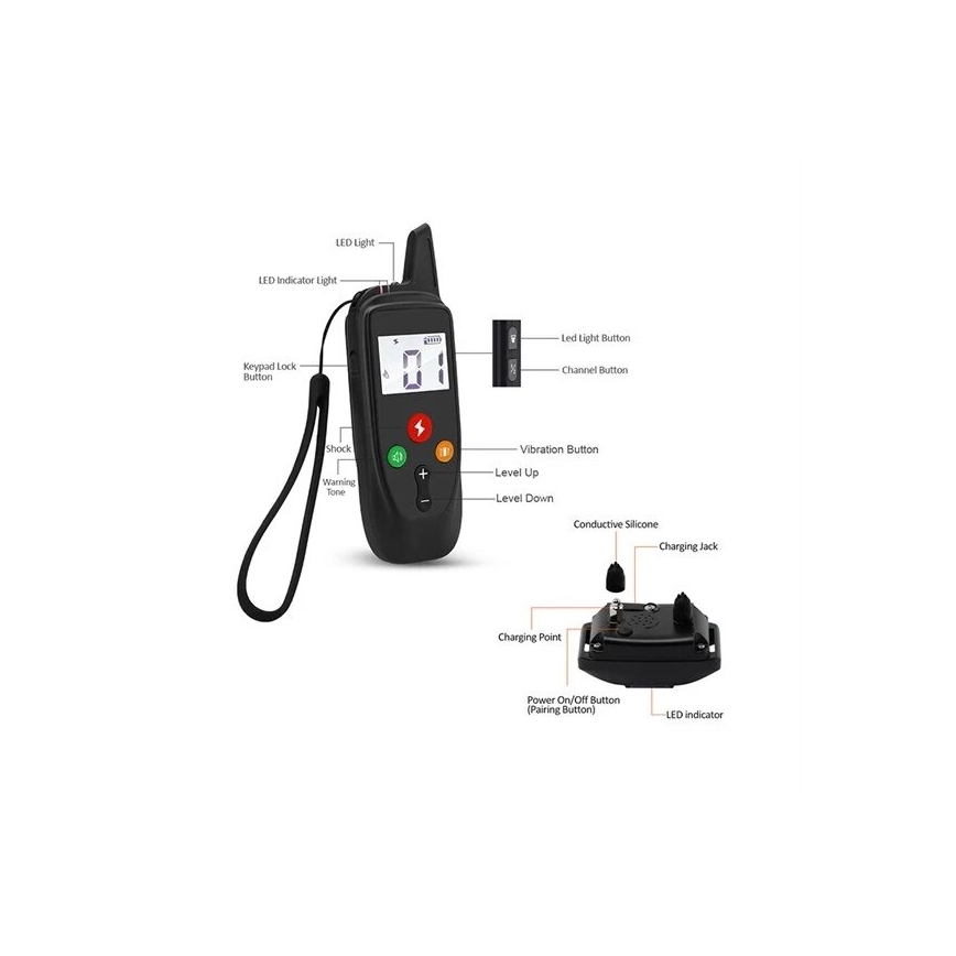 Elektriline treeningrihm koertele 52cm 500m 3,7V IP67