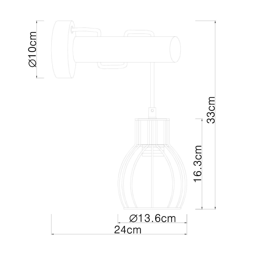 Globo - Seinavalgusti 1xE27/40W/230V