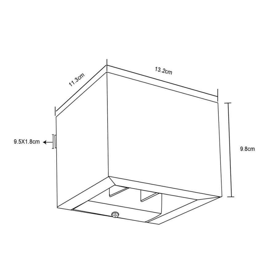 Globo - LED Seinavalgusti LED/8W/230V