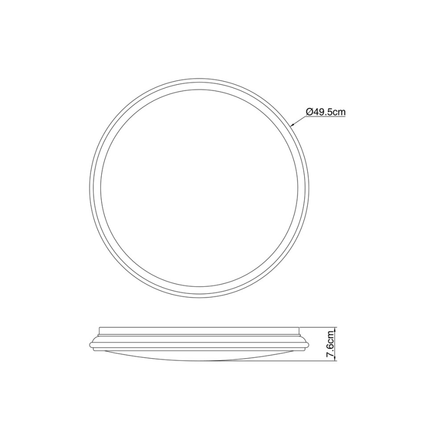 Globo - LED Laevalgusti LED/36W/230V