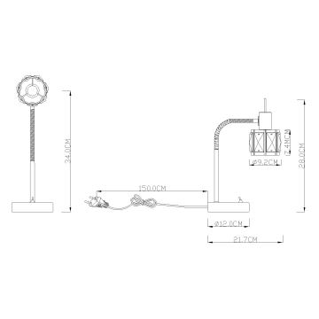 Globo - Laualamp 1xE14/40W/230V