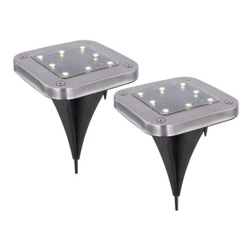 Globo - Komplekt 2x LED Päikesepaneeliga valgusti LED/0,8W/1,2V IP44