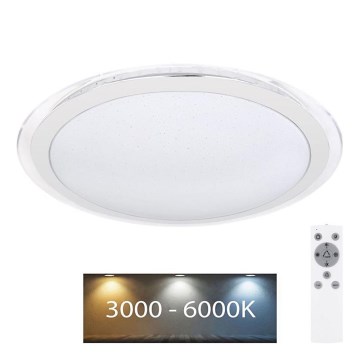 Globo - LED RGBW Hämardatav valgusti LED/24W/230V + LED/4,5W/230V 3000-6000K + kaugjuhtimispult