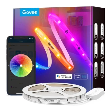 Govee - Wi-Fi RGBIC Smart PRO LED Valgusriba 5m - väga vastupidav