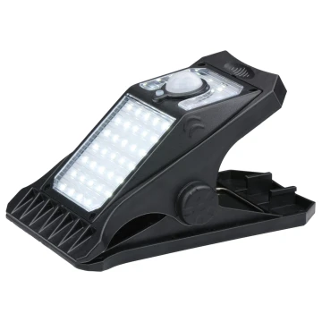 Grundig - LED Päikesepaneeliga valgusti anduriga CLIP-ON LED/9W/3,7V IP44