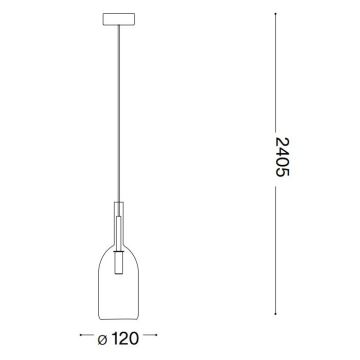 Ideal Lux - LED Lühter EMPIRE 1xG9/3W/230V