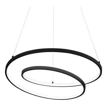 Ideal Lux - LED Lühter OZ LED/48W/230V d. 60 cm must