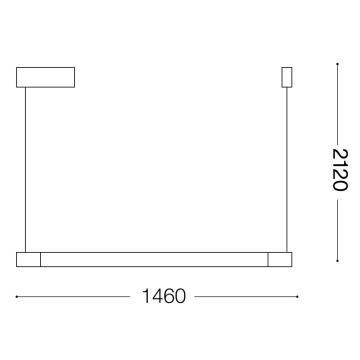 Ideal Lux - LED Lühter YOKO LED/16W/230V must