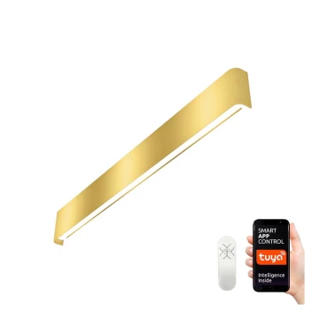 Immax NEO 07137-G - LED SMART Hämardatav seinavalgusti LINEA kuldne LED/40W/230V + kaugjuhtimispult 76 cm Tuya ZigBee