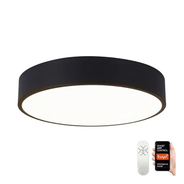 Immax NEO 07201L - LED Hämardatav laevalgusti RONDATE LED/28W/230V must Tuya + kaugjuhtimispult