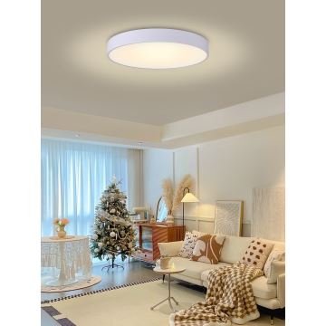 Immax NEO 07207L-LED Hämardatav laevalgusti RONDATE 65W/230V 3000-6000K Tuya valge + kaugjuhtimispult