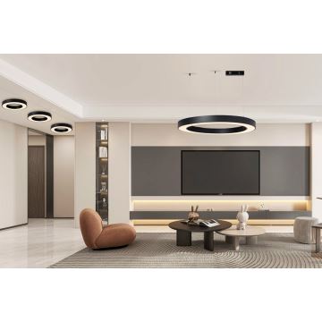 Immax NEO 07211L - LED Hämardatav lühter PASTEL LED/68W/230V 2700-6500K Tuya must + kaugjuhtimispult