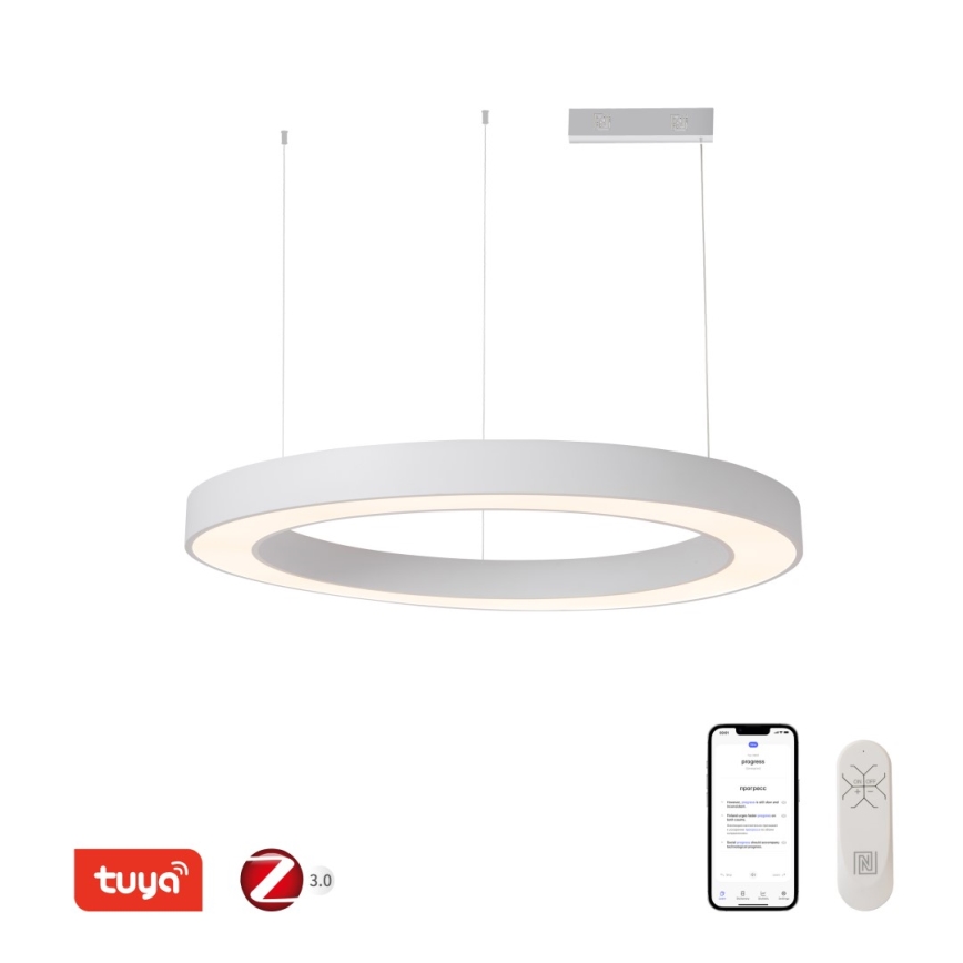 Immax NEO 07214L - LED Hämardatav lühter PASTEL LED/68W/230V 2700-6500K valge 95 cm Tuya + kaugjuhtimispult