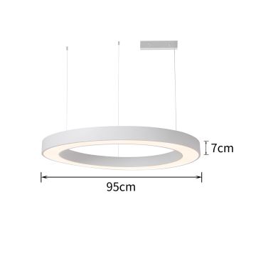 Immax NEO 07214L - LED Hämardatav lühter PASTEL LED/68W/230V 2700-6500K valge 95 cm Tuya + kaugjuhtimispult