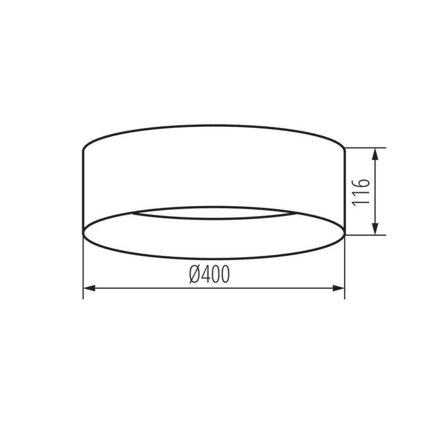 LED Laevalgusti RIFA LED/17,5W/230V 4000K pruun