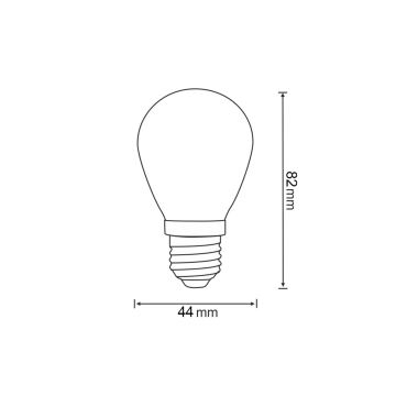 KOMPLEKT 2x LED Pirn PARTY E27/0,3W/36V sinine