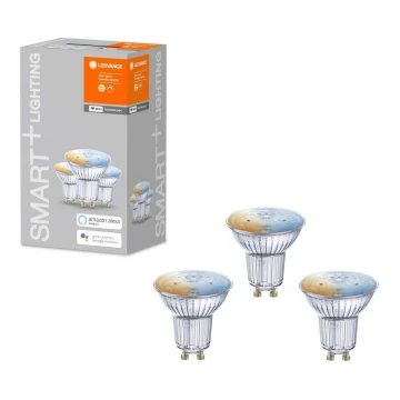 KOMPLEKT 3x LED Hämardatav pirn SMART+ GU10/5W/230V 2700K-6500K Wi-Fi - Ledvance