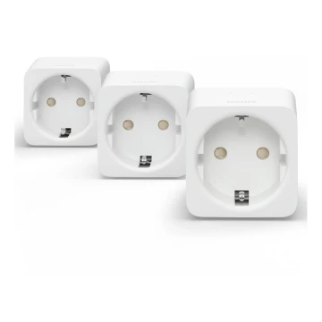 KOMPLEKT 3x Nutikas pistikupesa Philips Hue Smart plug EU