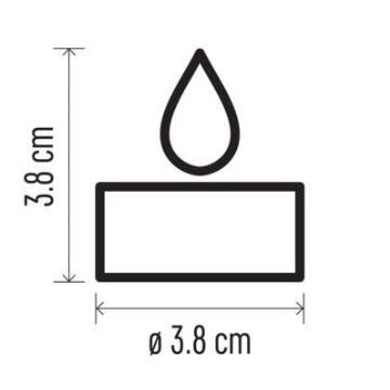 KOMPLEKT 6x LED Jõulukaunistus 6xLED/6xCR2032 kuldne