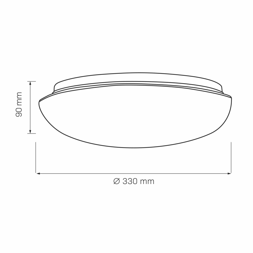 Laevalgusti BONIFACY 2xE27/20W/230V d. 33 cm valge