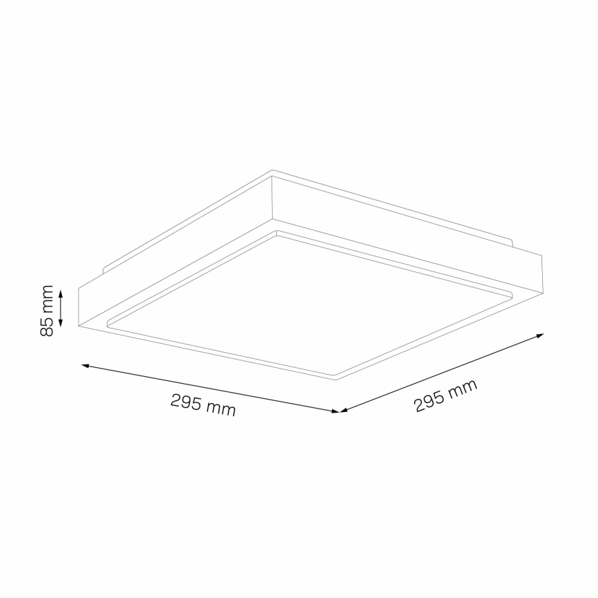 Laevalgusti KAZIMIERZ 2xE27/20W/230V 29,5x29,5 cm hõbedane