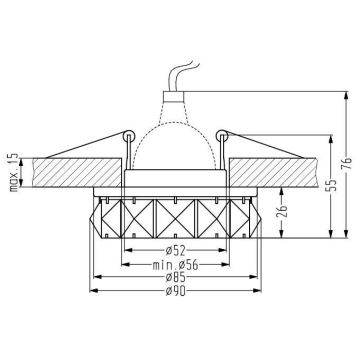 Laevalgusti SK-83 MR16 1xGU5,3/50W/12V