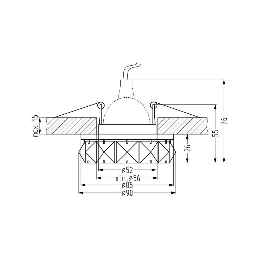 Laevalgusti SK-83 MR16 1xGU5,3/50W/12V