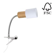 Lamp klamberkinnitusega TREEHOUSE 1xE27/25W/230V tamm - FSC sertifitseeritud
