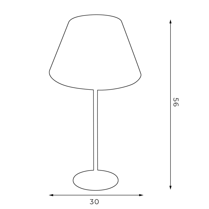 Laualamp ARDEN 1xE27/60W/230V diameeter 30 cm lilla/kuldne