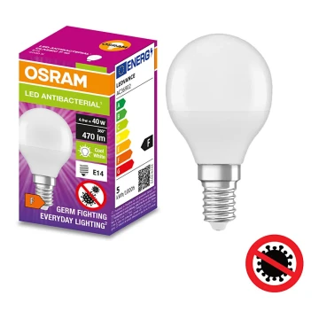 LED Antibakteriaalne pirn P40 E14/4,9W/230V 4000K - Osram