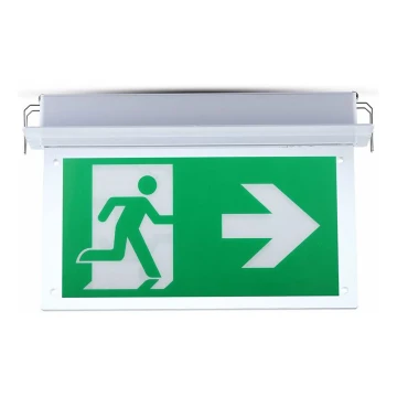 LED Avariivalgusti EMERGENCY EXIT SAMSUNG CHIP LED/2W/230V 6000K