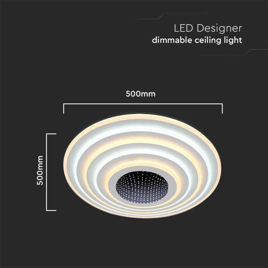 LED Hämardatav laevalgusti LED/125W/230V 3000-6500K + kaugjuhtimispult