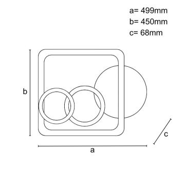 LED Hämardatav laevalgusti LED/70W/230V 3000-6500K + kaugjuhtimispult