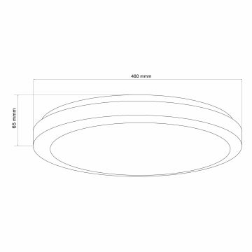 LED Hämardatav laevalgusti vannituppa MARIAN LED/72W/230V 3000-6000K IP44 + kaugjuhtimispult