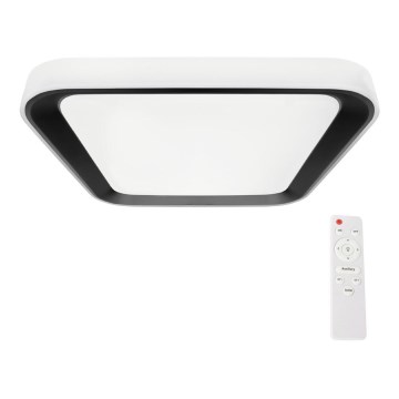 LED Hämardatav laevalgusti QUADRO LED/38W/230V 3000-6000K valge/must + pult