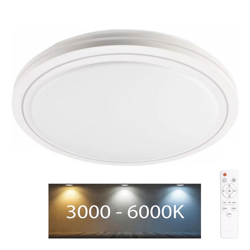 LED Hämardatav laevalgusti vannituppa MARIAN LED/72W/230V 3000-6000K IP44 + kaugjuhtimispult