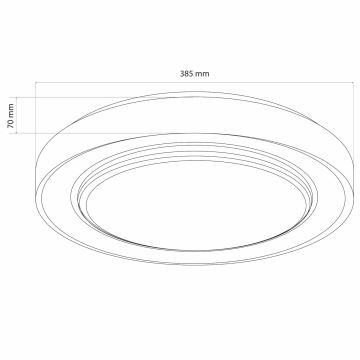 LED Hämardatav laevalgusti vannituppa ZYGMUNT LED/48W/230V 3000-6000K IP44 + kaugjuhtimispult