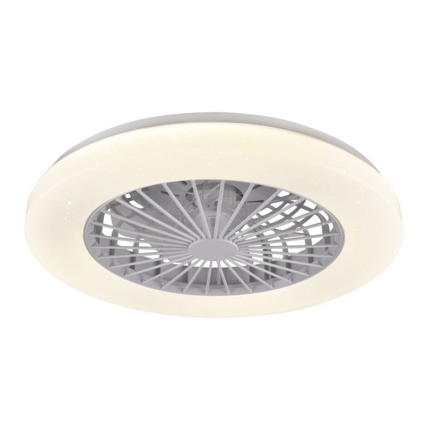 LED Hämardatav laeventilaator valgustiga LIBYA LED/48W/230V 3000-6500K valge + kaugjuhtimispult