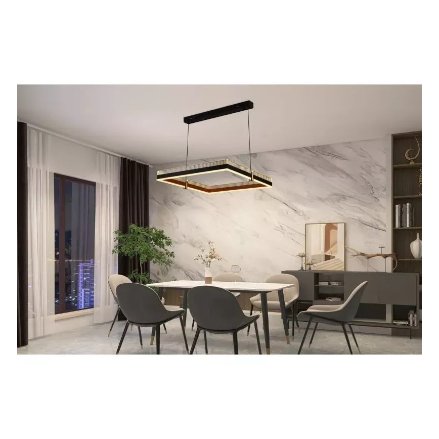 LED Hämardatav lühter LED/100W/230V 3000-6500K + kaugjuhtimispult