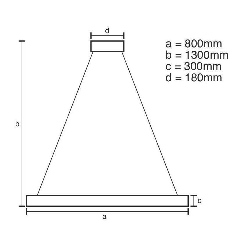 LED Hämardatav kristall Lühter nööril LED/175W/230V 3000-6500K kuldne + kaugjuhtimispult