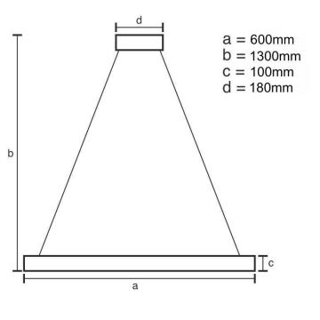 LED Hämardatav kristall-lühter LED/40W/230V 3000-6500K kroom + kaugjuhtimispult