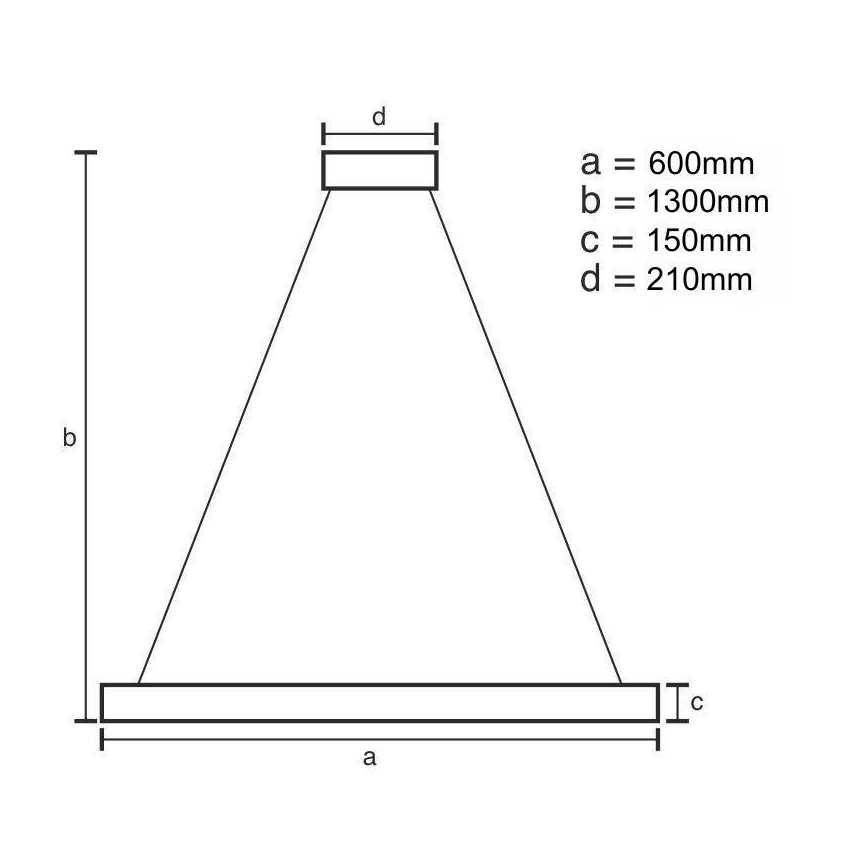 LED Hämardatav kristall-lühter LED/40W/230V 3000-6500K kuldne + kaugjuhtimispult