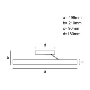 LED Hämardatav pinnale kinnitatav lühter LED/86W/230V 3000-6500K kuldne + kaugjuhtimispult