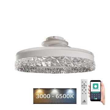 LED Hämardatav pinnale kinnitatav lühter LED/86W/230V 3000-6500K valge + kaugjuhtimispult