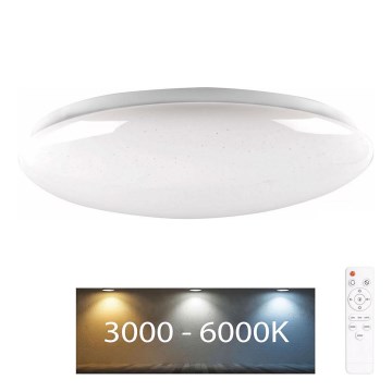 LED Hämardatav valgusti vannituppa PIRIUS LED/48W/230V d. 38 cm 3000-6000K IP44 + kaugjuhtimispult