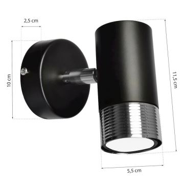 LED Kohtvalgusti seinale DANI 1xGU10/8W/230V