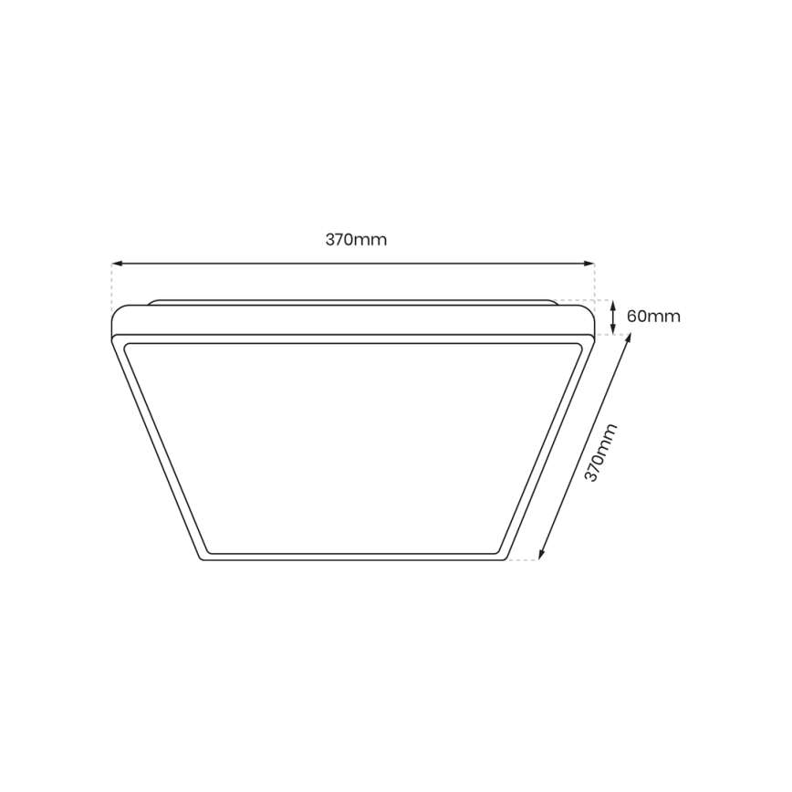 LED Laevalgusti FABIO LED/23W/230V must