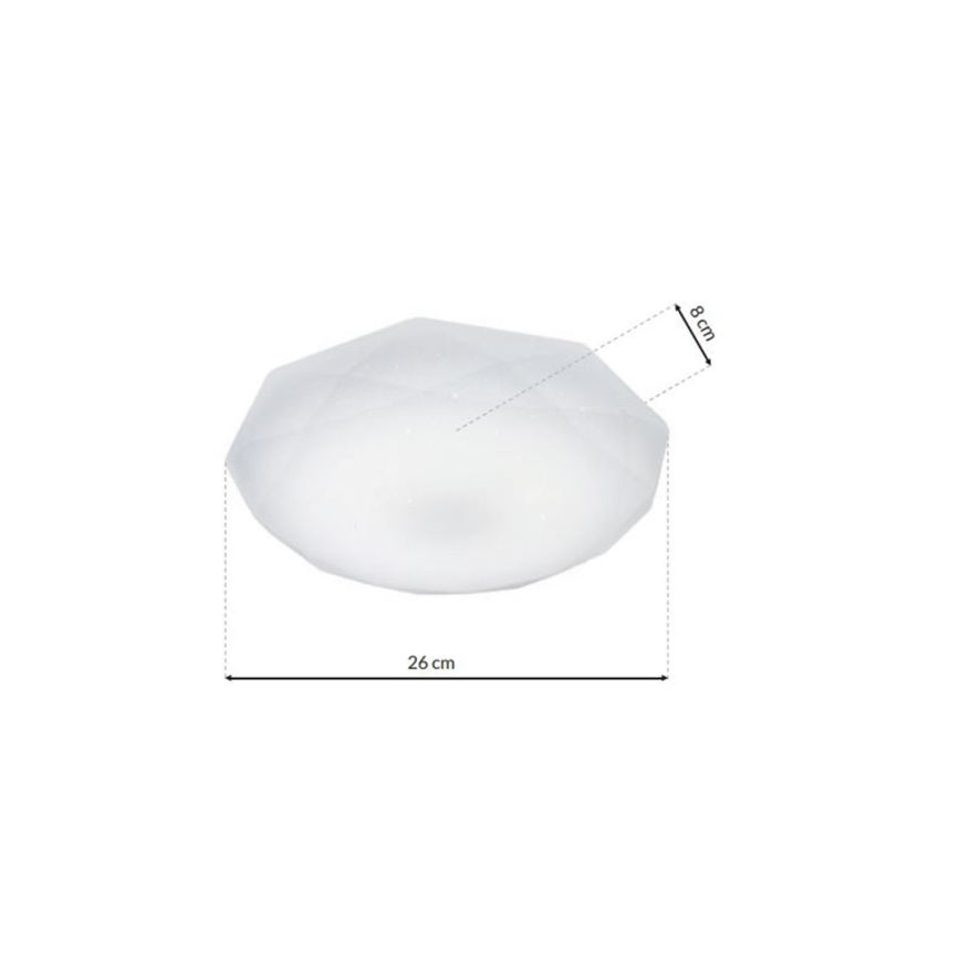 LED Laevalgusti HEX LED/12W/230V