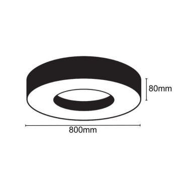 LED Laevalgusti LED/40W/230V 4000K d. 80 cm