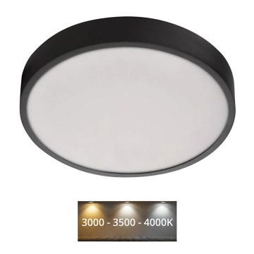 LED Laevalgusti NEXXO LED/28,5W/230V 3000/3500/4000K d. 30 cm must